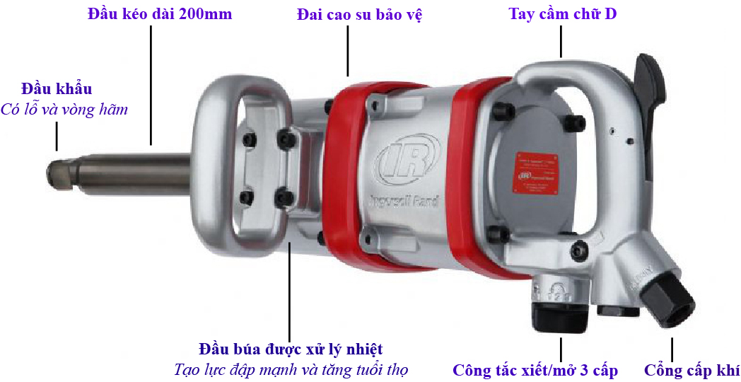 Súng vặn bu lông khí nén 1